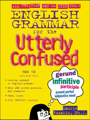 cover image of English Grammar for the Utterly Confused